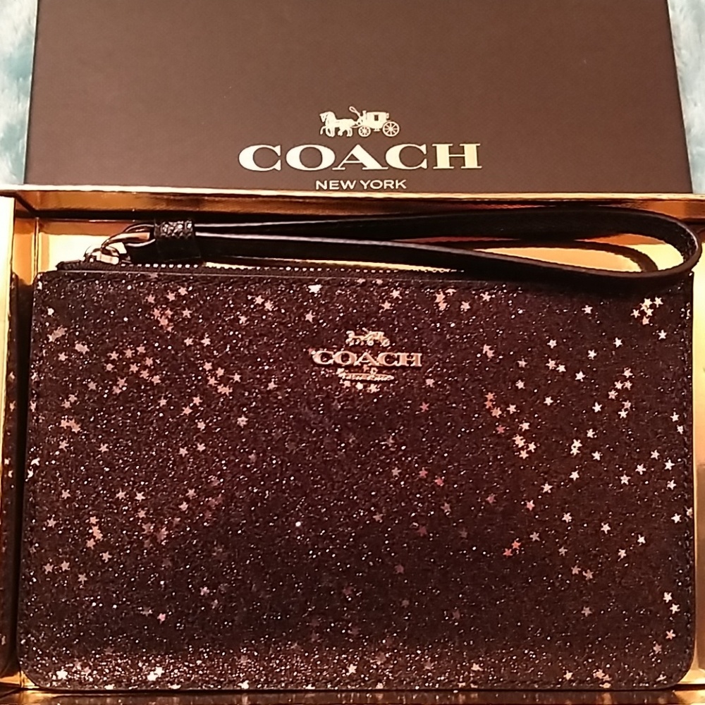 Black Coach wristlet